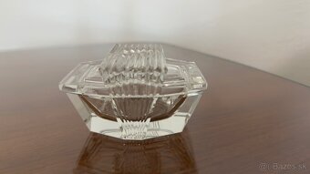 Predám vintage art deco sklenený toaletný set - 6