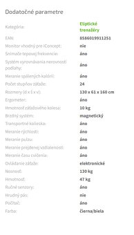 DUVLAN Smooth Ergo - eliptický trenažér - 6