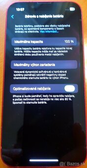 iPhone 13 mini 128 GB Product RED 100% baterka TOP STAV - 6