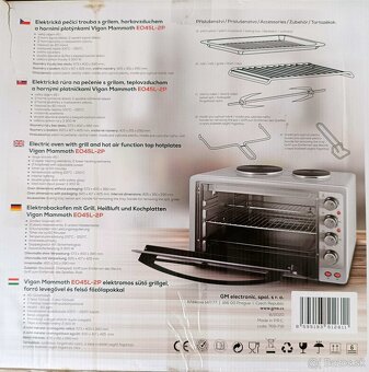 Multifunkčná elektrická rúra Vigan - 6