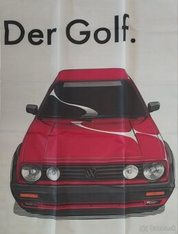 VW Golf Mk2, Mk3 GTI vlajky na stenu - 6