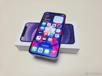 APPLE IPHONE 12 MINI PURPLE 64GB,ZDRAVIE BATERKY 100% - 6