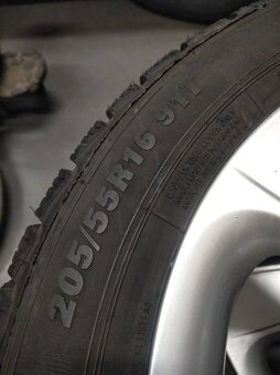 Alu 5 x 112 R 16 + zimné pneu pre SEAT, Škoda, VW. - 6