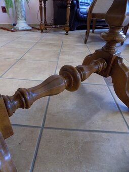 Starožitný rozkladací stolík - 6