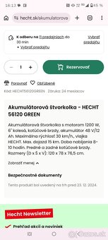 Detská elektrická štvorkolka hecht - 6