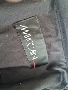 značkový čierny trenčkot Marc Cain M - 6