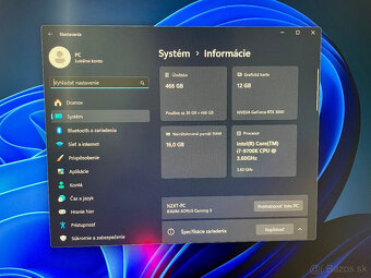 Herný PC i7 9700K / RTX 3060 12GB / 16GB RAM - 6