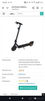 Elektrická kolobežka Doc Green Ewa 6000 - 6
