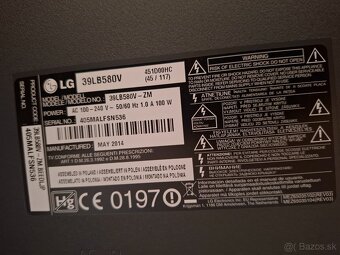 Predám televízor LG model LB580V - 6