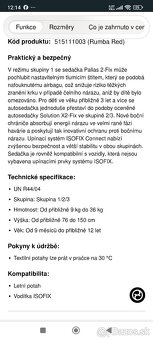 Autosedačka 9-36kg - 6