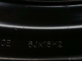 Plechový disk Peugeot,Citroen+pneu 195/65R15,6Jx15 ET-27 - 6
