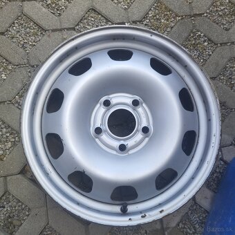 Predám plechové disky rozteč 5x114,3 R16 - 6
