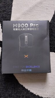 Delux M900pro bezdrôtová biela herná myš - 6