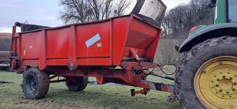 Rozmetadlo hnoja, rur, 10,5t nosnost, cca 12m3 - 6