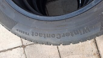 Predám zimne continental 215/55r17 zimne - 6