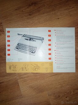 Kufríkový písací stroj Consul - 6