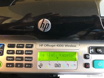Predám farebnú tlačiareň HP Oficejet 4500 wireles sa 25 eur - 6