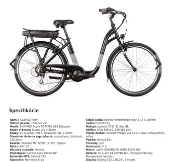 DEMA E-SILENCE elektrobicykel - batéria v záruke do 8/2027 - 6