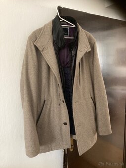 Elegantný bavlnený pánsky nový kabát - 6