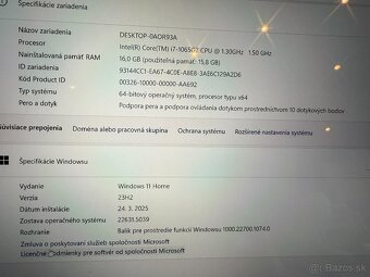 Lenovo notebook 2v1 dotyk, i7/16GB/256 - 6