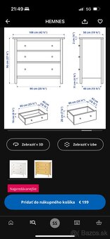 HEMNES komoda - 6