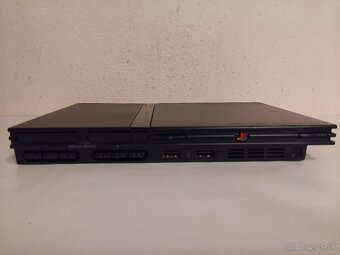 Sony PlayStation 2 (PS2) Slim + 2 ovládače + 5 hier - 6