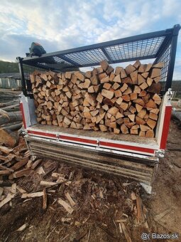 Palivové drevo , metrovica , sypané , štiepane - 6
