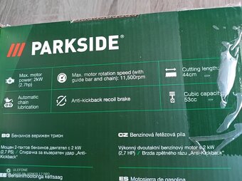 PARKSIDE® Benzínová reťazová píla PBKS 53 C3 - Nevybalená - 6