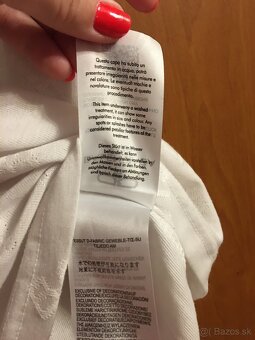 NOVÉ BALENCIAGA white pánske tričko L - 6