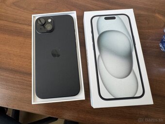 iPhone 15 TOP STAV, 128gb Black - 6