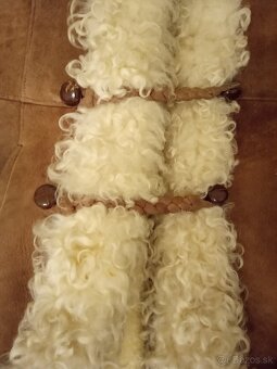 Retro pravý dámsky ovčí kožuch, L , 48 - 6