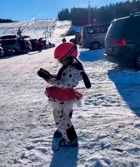 Zimný set WeeDo 104-116, overal/kombinéza, sukňa, nohavice, - 6