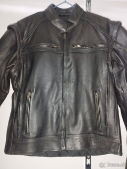 Moto Kožená Bunda A Moto Kožená Vesta 2 v 1 Harley Davidson - 6