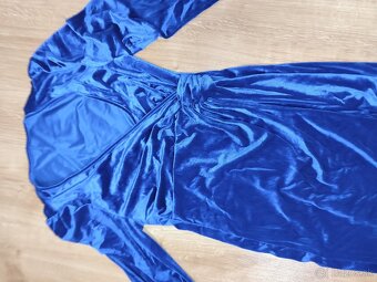 modre elegantbe saty xxl - 6