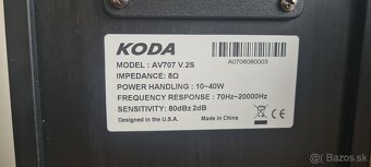 Reproduktory KODA + centrál - 6