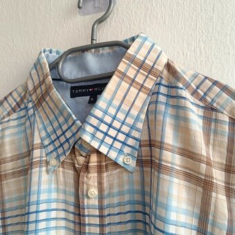 Tommy Hilfiger pruhovaná košeľa s dlhým rukávom XL - 6