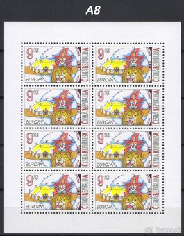 Poštové známky, filatelia: Česko 1993-2020, aršíky - 6