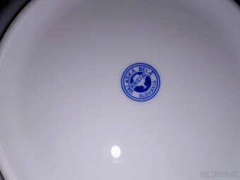 Porcelánová sada tanierov zlatý okraj - 6