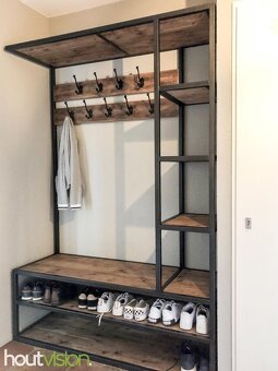 Kovová konštrukcia regál obývacia stena - 6