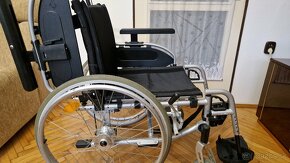 Invalidný vozík odľahčený s brzdou pre obsluhu - 6