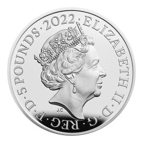 investičné strieborne mince - Elizabeth II - minca piedfort - 6