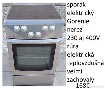 predám sporák aj s káblom rovno do zásuvky 230V - 6