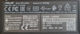 Notebook ASUS E510M - 6