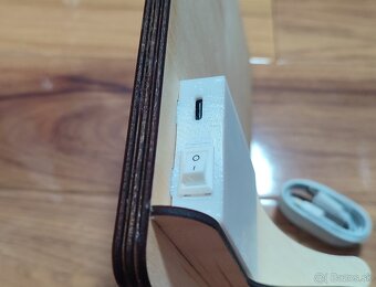 Dekoratívna nabijateľná LED lampa s motívom Stitch - 6
