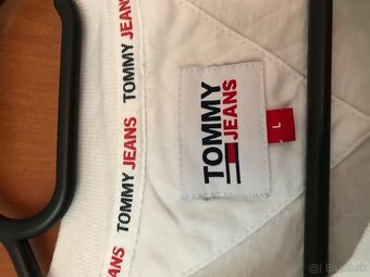 TOMMY HILFIGER originál white pánske tricko L/XL - 6