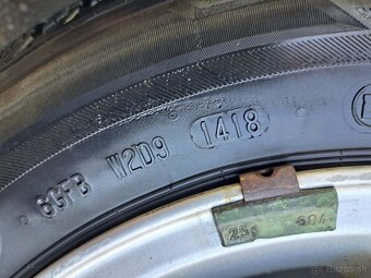 Alu kola 51/2Jx13H2+zimní pneu 165/70 R13 Felicia - 6
