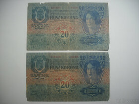 Bankovky Rakúsko-Uhorsko 1913, 1914, 1915 - 6
