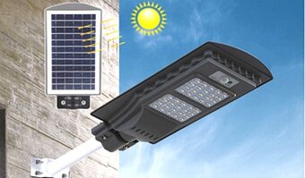 Solárne svetlo LED lampa 200W - 6