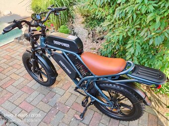 Śtýlový fat ebike s obrovskými batériami Deepower 1000W,60Ah - 6