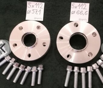 Predám rozsirovacie podlozky 5x112 a 5x120 a iné - 6